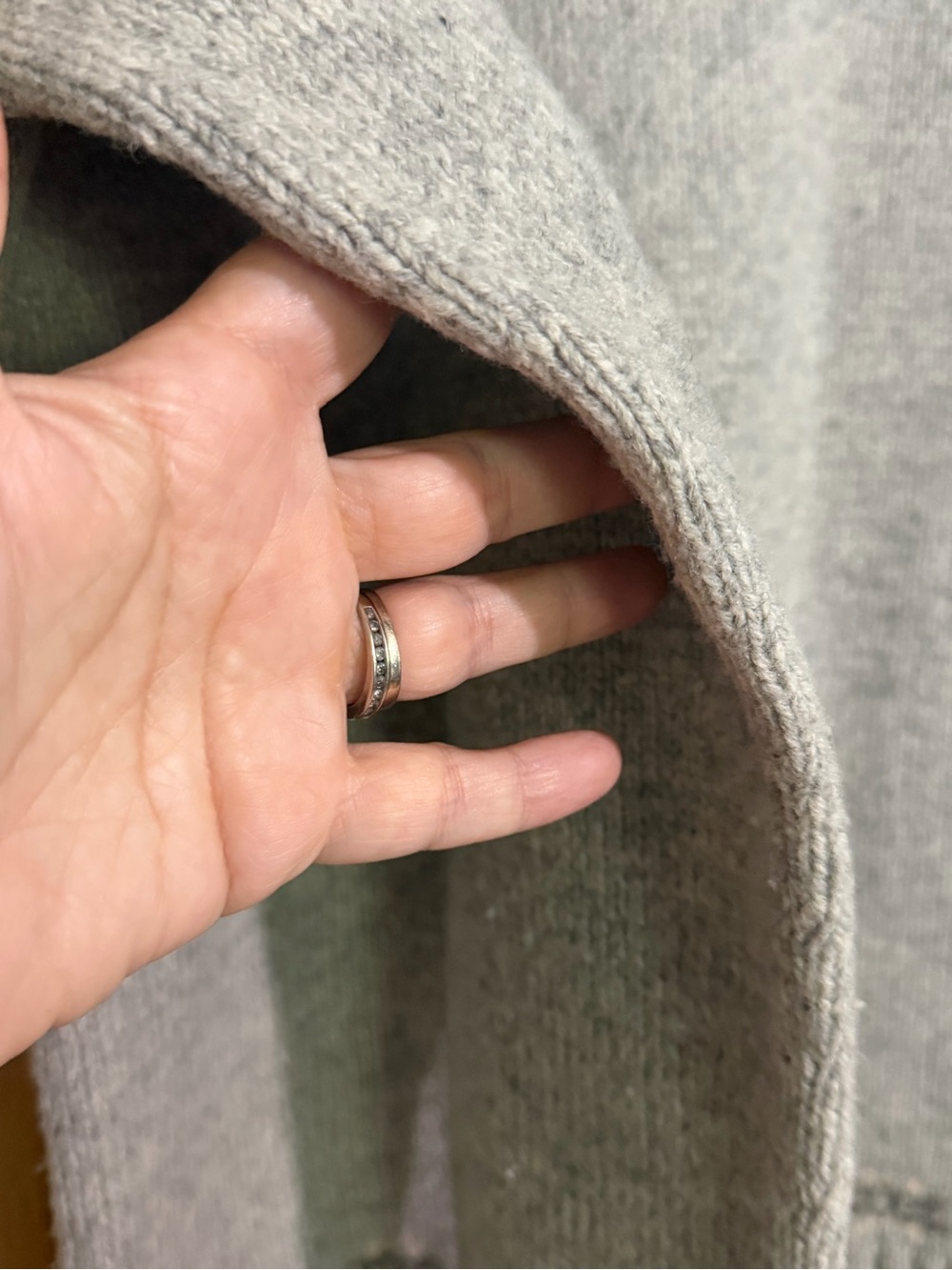 Lauren Ralph Lauren Gray Polar Bear Turtleneck Sweater - Picture 6 of 13